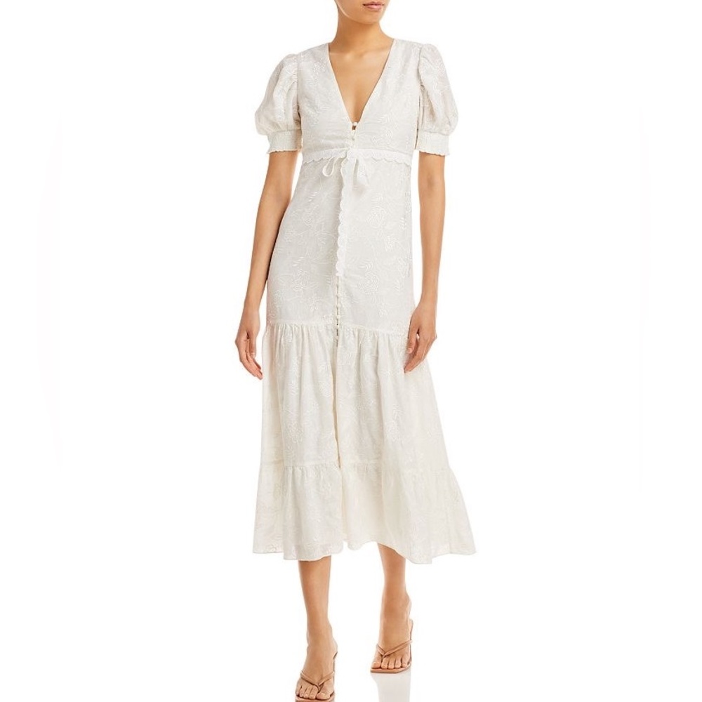 NWT Alice and Olivia Stori Maxi Dress Lace Size